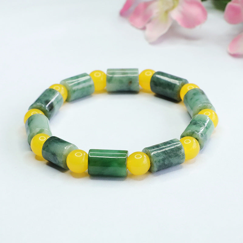 Jade Fortune's Favor Sterling Silver Bracelet