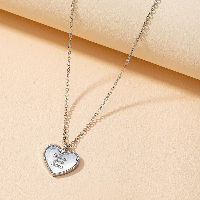 Heartfelt Love Inscription Necklace - Exquisite European and American Jewelry