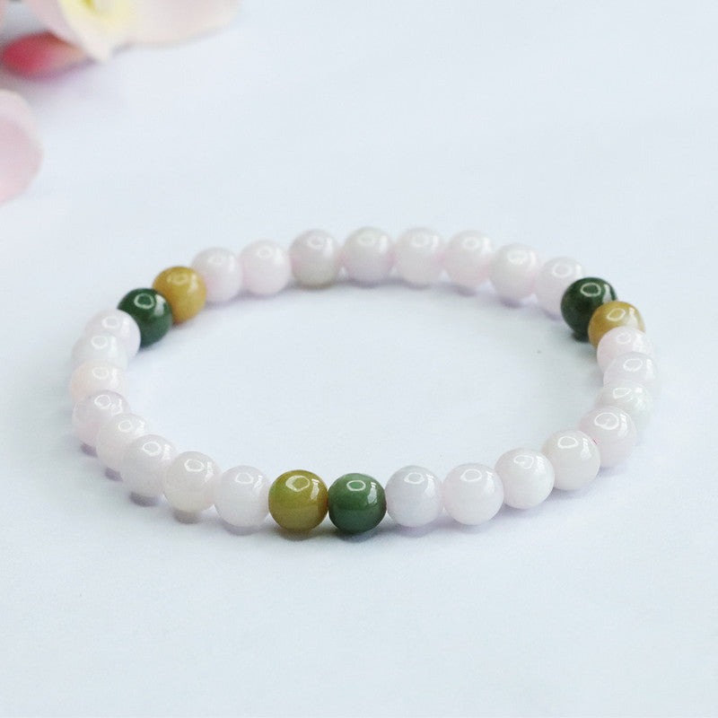 Myanmar Jade Sterling Silver Bracelet - Fortune's Favor Collection