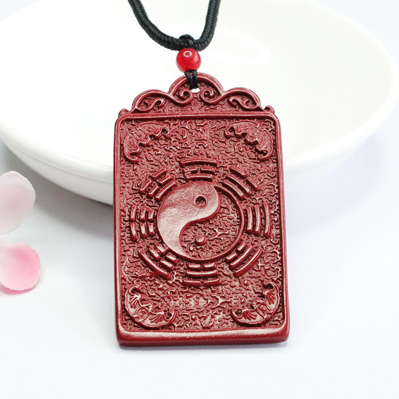 Mystical Fortune Vermilion Sand Cinnabar Pendant