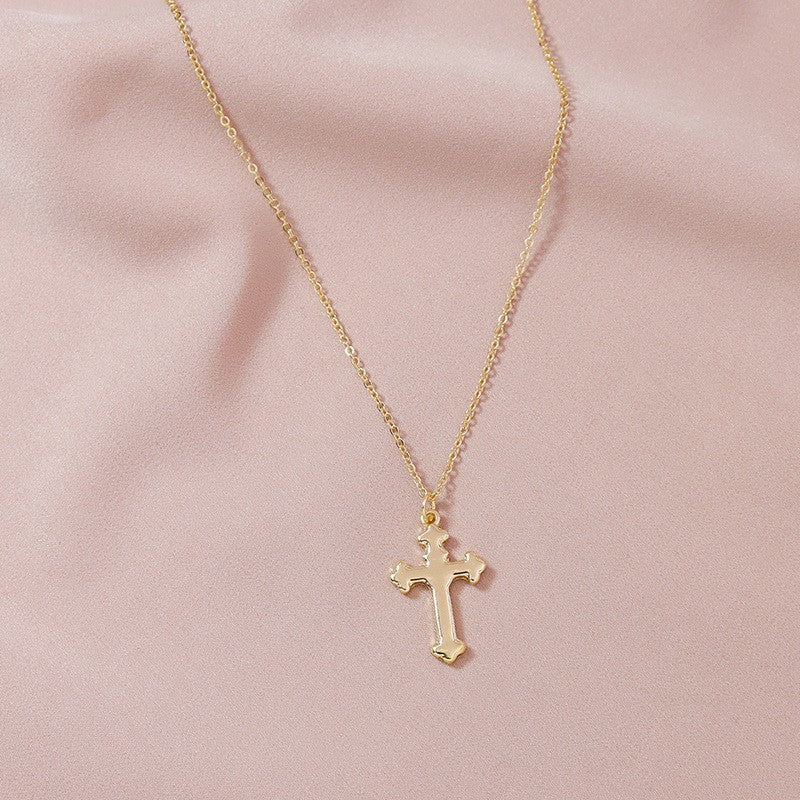 Wholesale Metal Cross Necklace with European and American Style