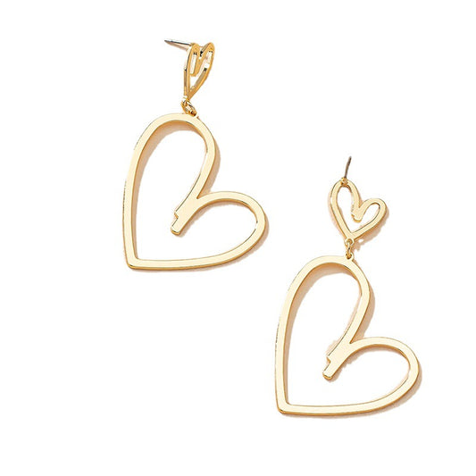 Love Line Asymmetry Earrings - Vienna Verve Collection