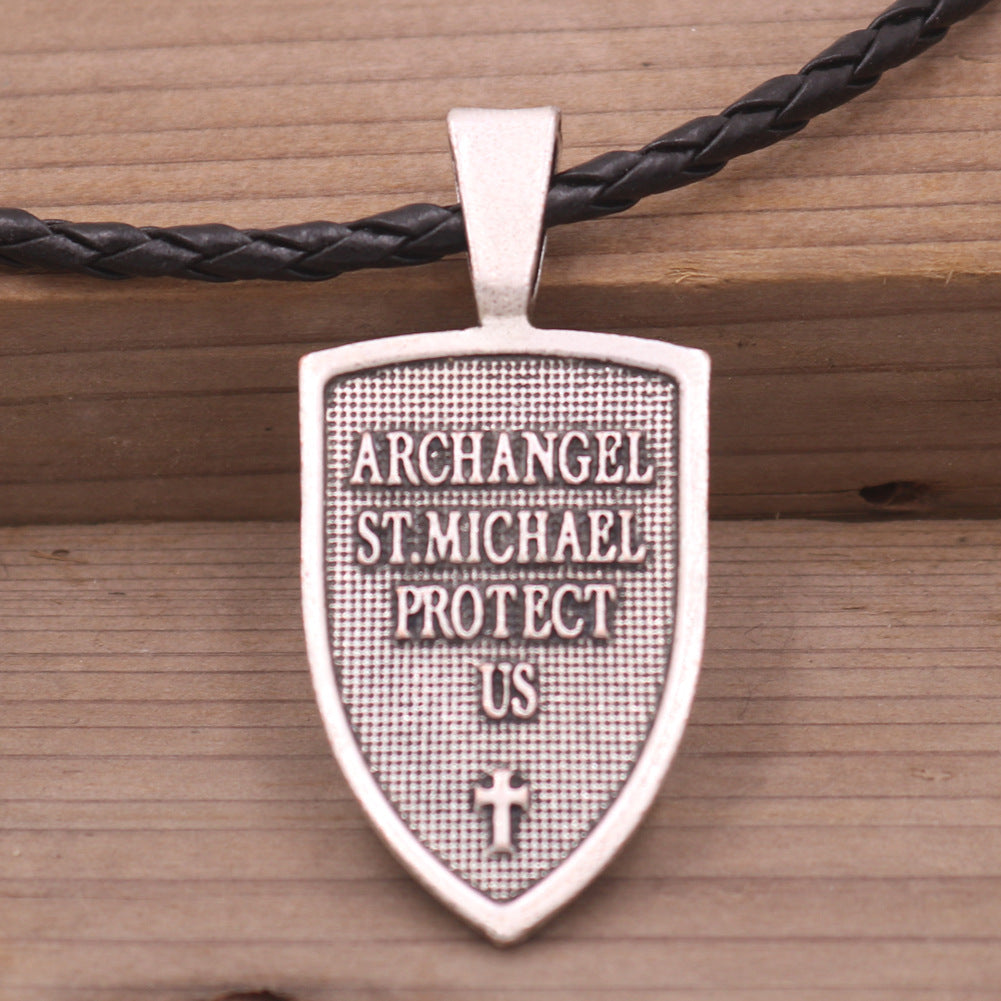 European and American Angel Amulet Necklace - Men's Jewelry from Norse Legacy