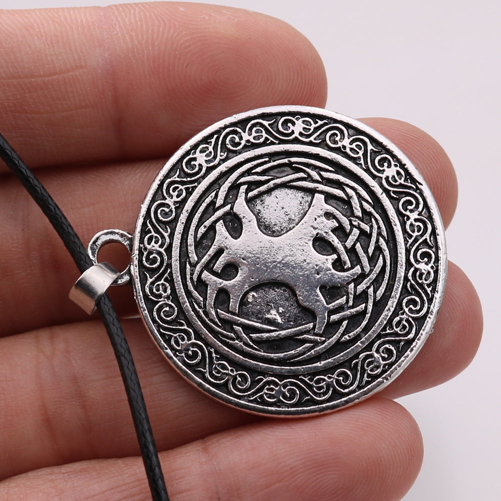 World Tree Metal Pendant Necklace for Men - Norse Legacy Collection