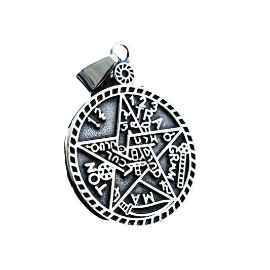 Wholesale Titanium Steel Retro Star Pendant Jewelry for Men - Cross-Border Foreign Trade Five-Pointed Star Design