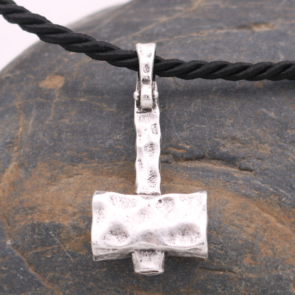 Warrior's Heritage Nordic Necklace with Thor's Hammer Pendant