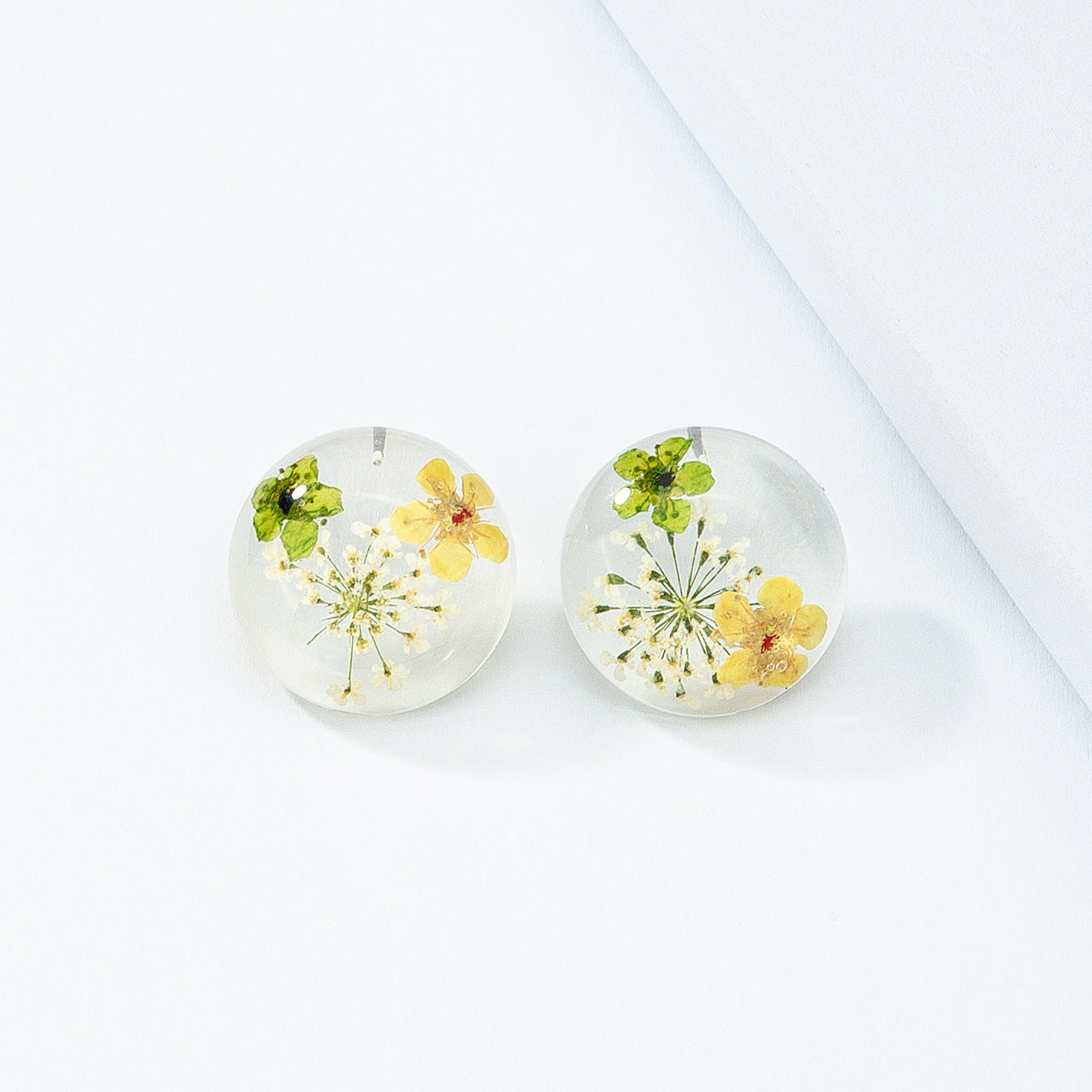 Wholesale Vienna Verve Flower Resin Earrings - Stylish Cross-border Jewelry