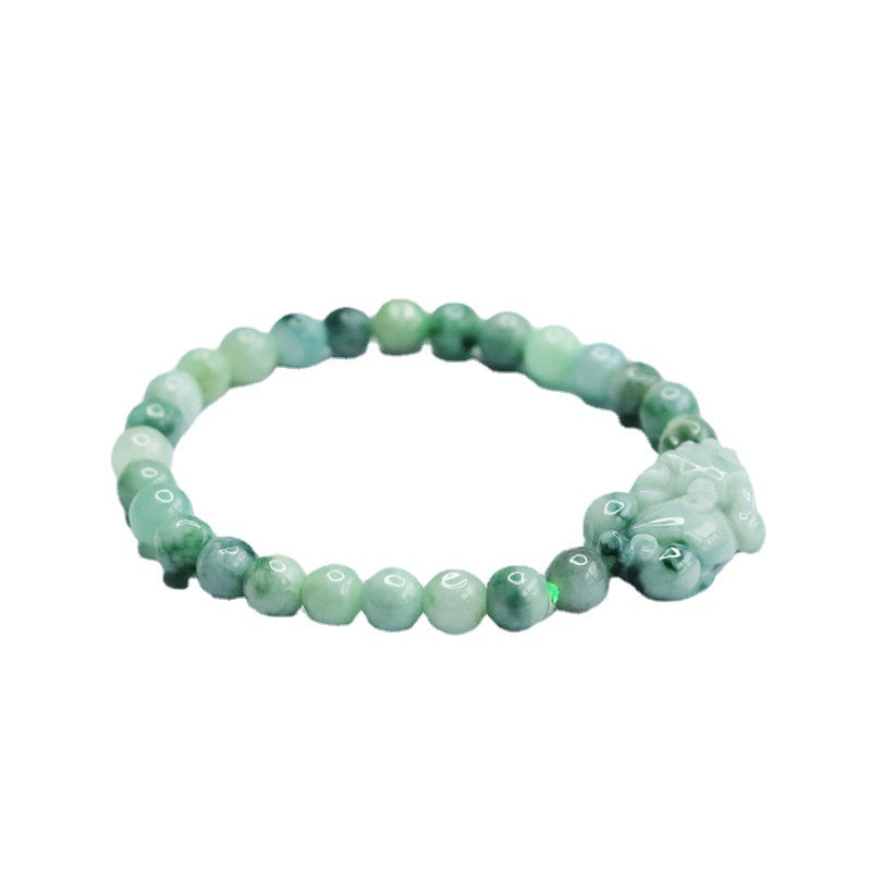 Fortune's Favor Sterling Silver Jade Bracelet