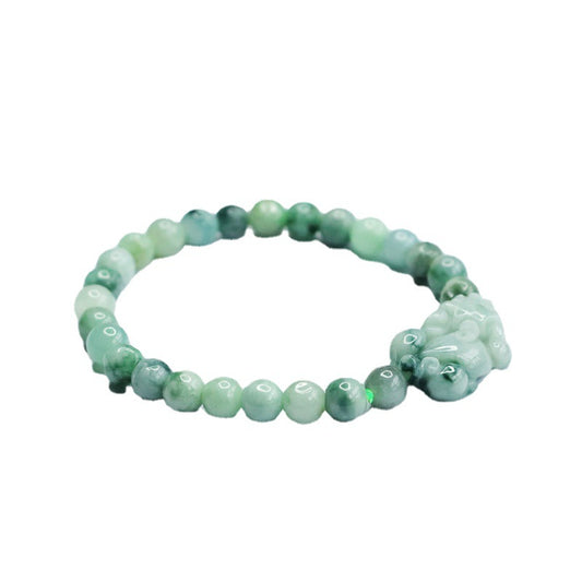 Fortune's Favor Sterling Silver Jade Bracelet