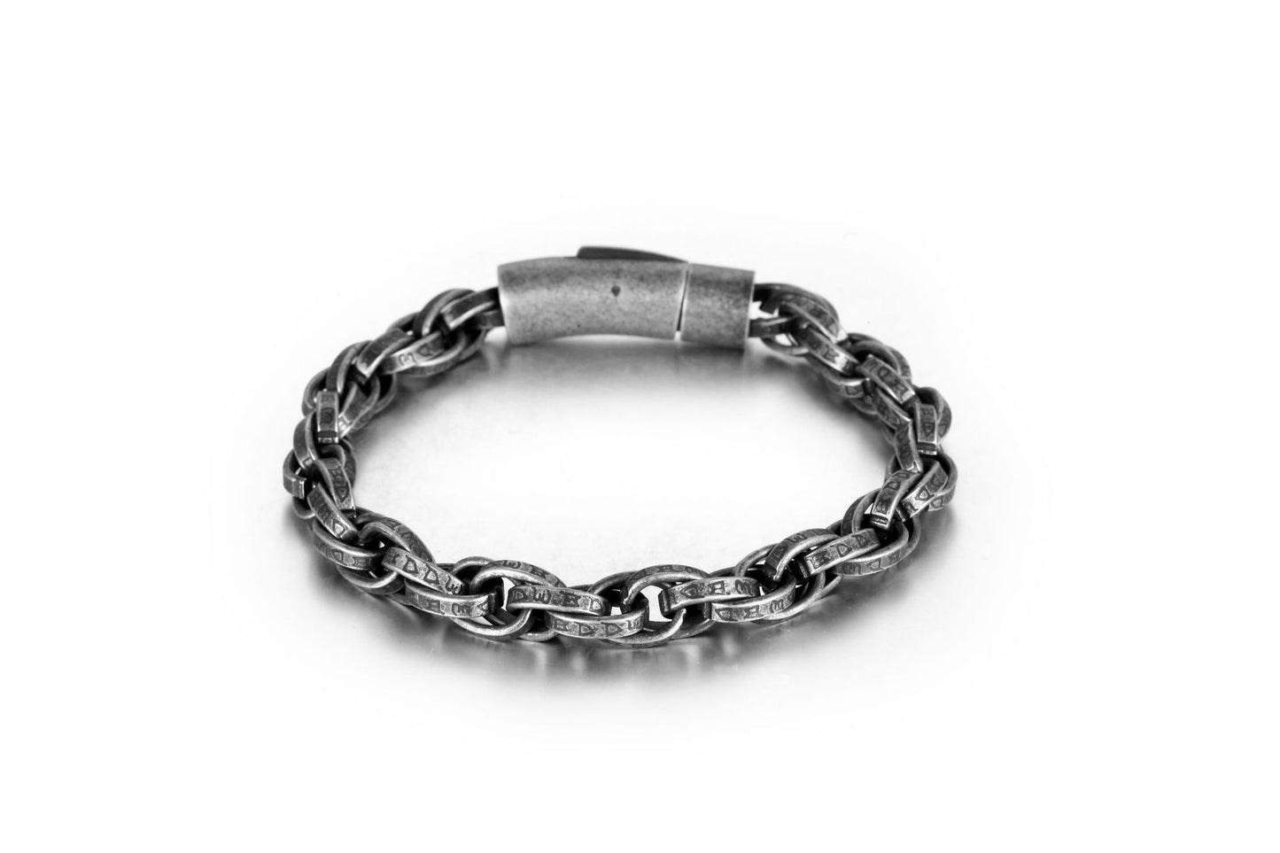 Handcrafted Retro Titanium Steel Men's Braided Bracelet - Distinctive Style Jewelry