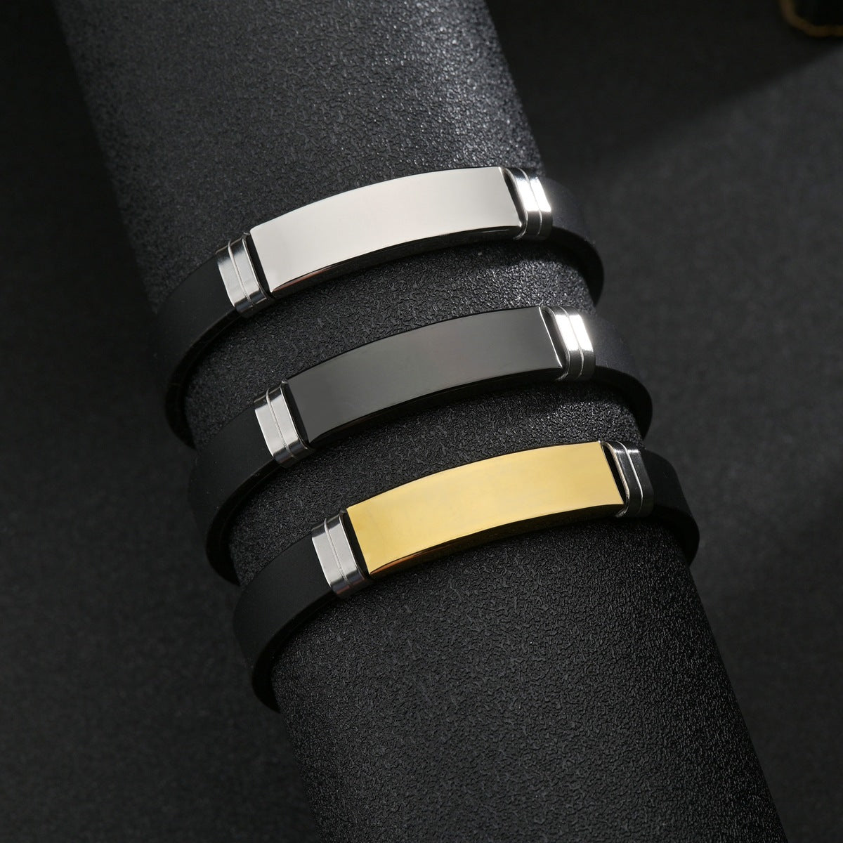 Classic Titanium Steel Bracelet for Men - Fade-Resistant European-inspired Design