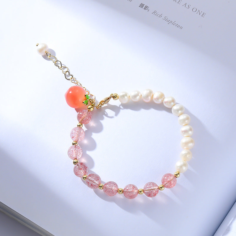 Fortune's Favor Sterling Silver Crystal and Pearl Bracelet