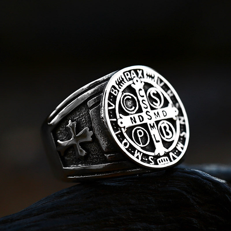 Timeless Titanium Steel Men's Ring - Premium Wholesale Jewelry Collection