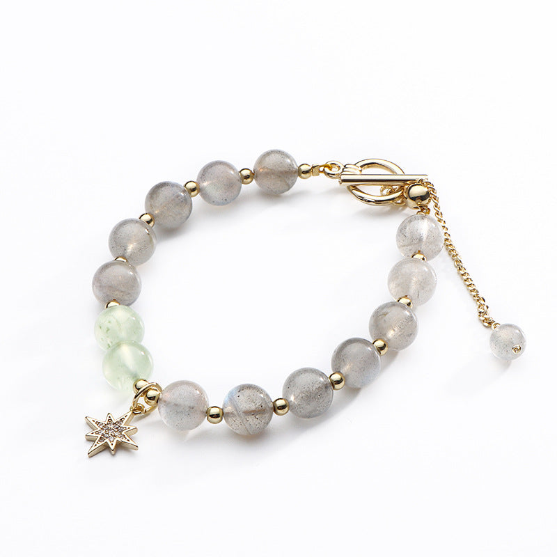 Fortune's Favor Sterling Silver Crystal Bracelet