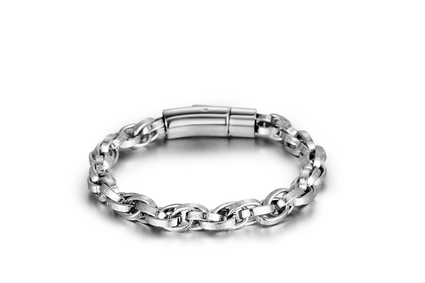 Handcrafted Retro Titanium Steel Men's Braided Bracelet - Distinctive Style Jewelry