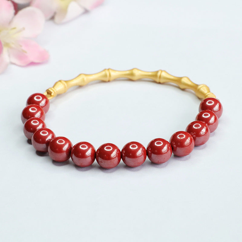 Golden Bamboo Vermilion Sand Bracelet