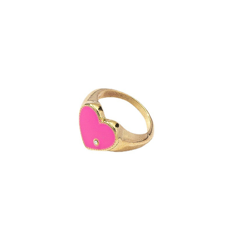 Stylish European and American Summer Jewelry Collection: Unique Love Ring & Instagram-Inspired Cross-Border Ring