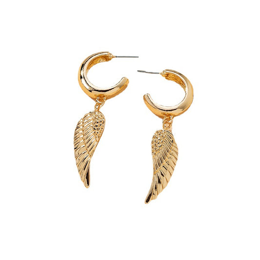 Exaggerated Wing Earrings - Vienna Verve Collection