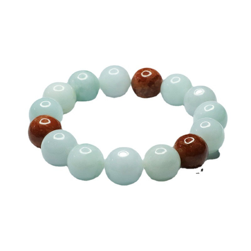 Jade Beads Sterling Silver Bracelet - Fortune's Favor Collection