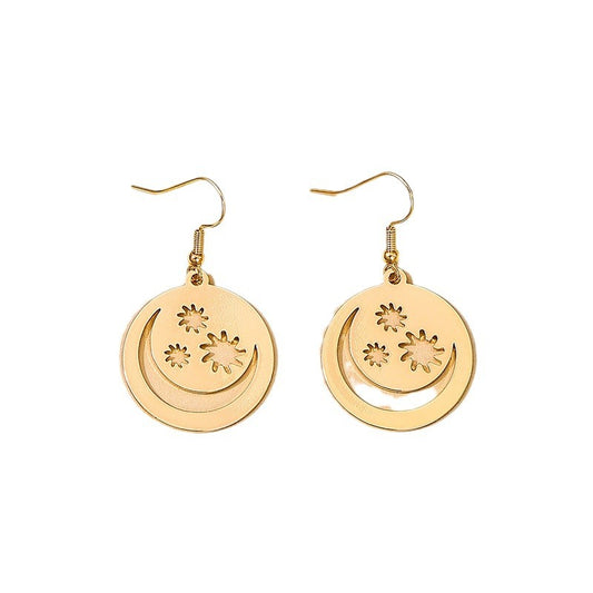 Moon and Star Earrings - Vienna Verve Collection