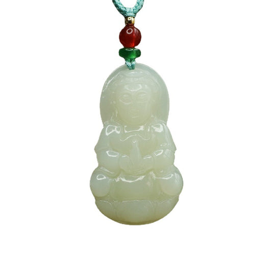 Guanyin Jade Necklace from Fortune's Favor Collection