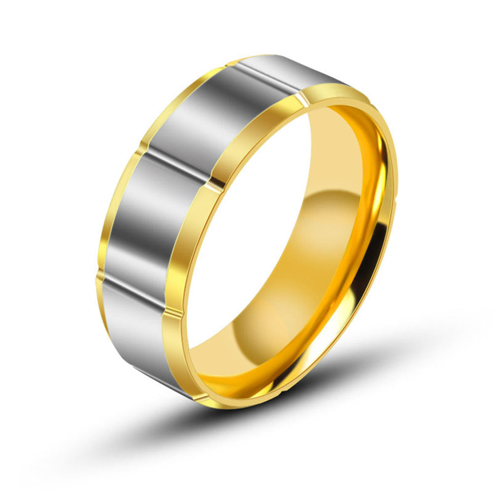 Personalized Titanium Steel Couple Rings for Men and Women - Japanese and Korean Style