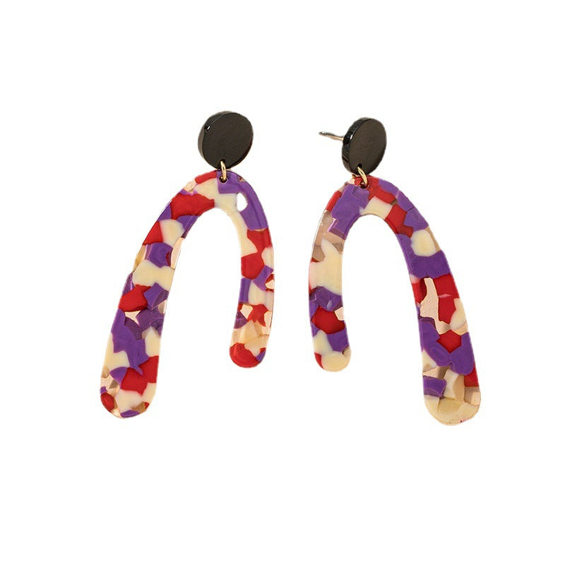 Acrylic Geometric Earrings - Vienna Verve Collection