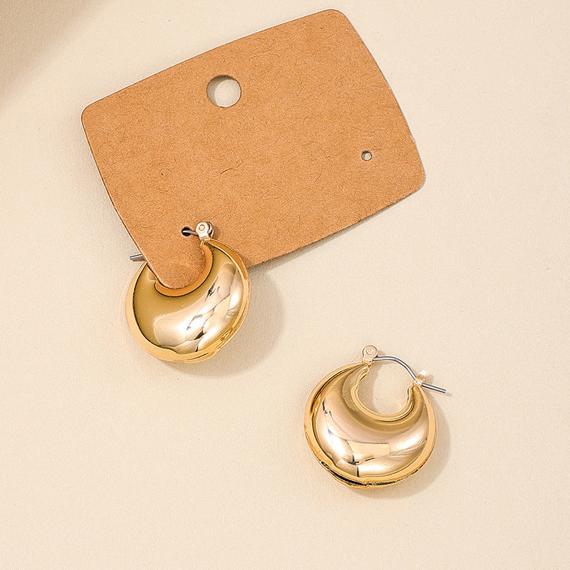 European Charm Hollow Round Ball Earrings - Vienna Verve Collection