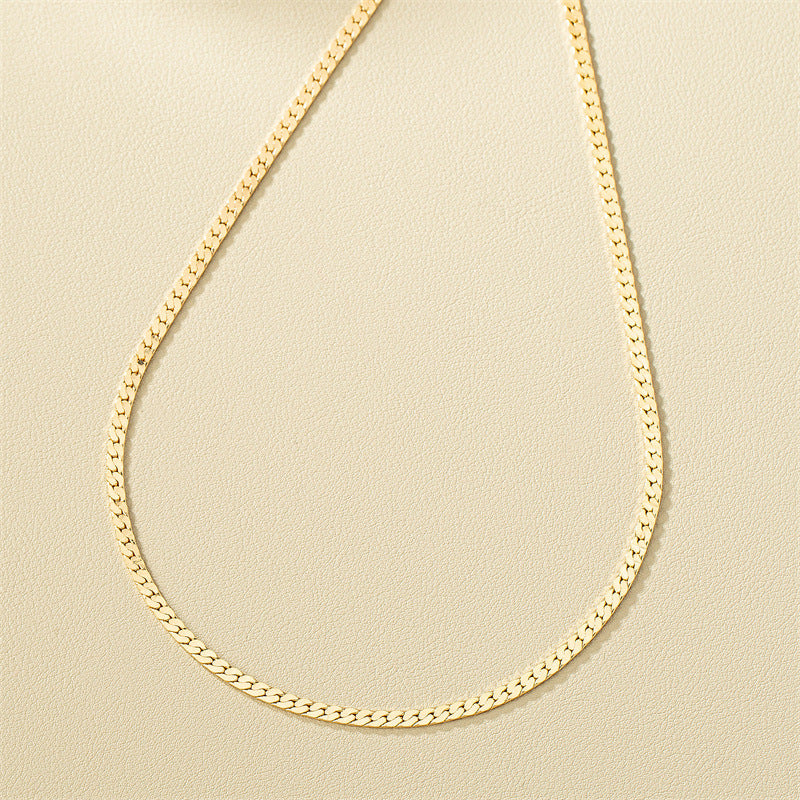 Minimalist Metal Chain Necklace - Vienna Verve Collection