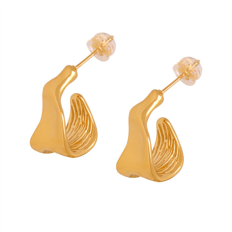 Golden Luxe Retro Fashion Earrings by Planderful Collection