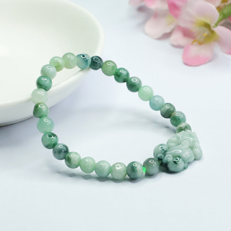 Fortune's Favor Sterling Silver Jade Bracelet