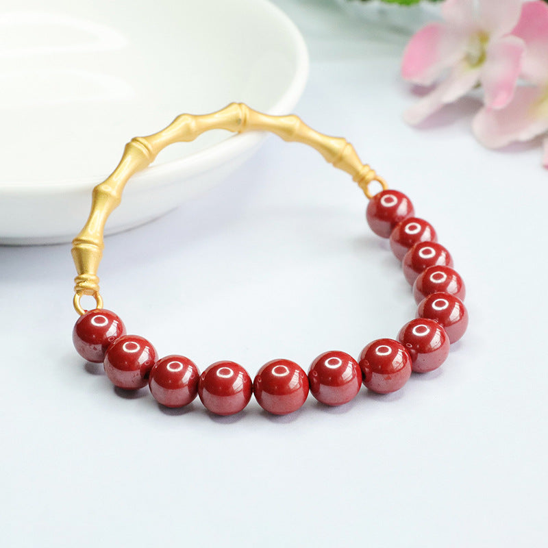 Golden Bamboo Vermilion Sand Bracelet