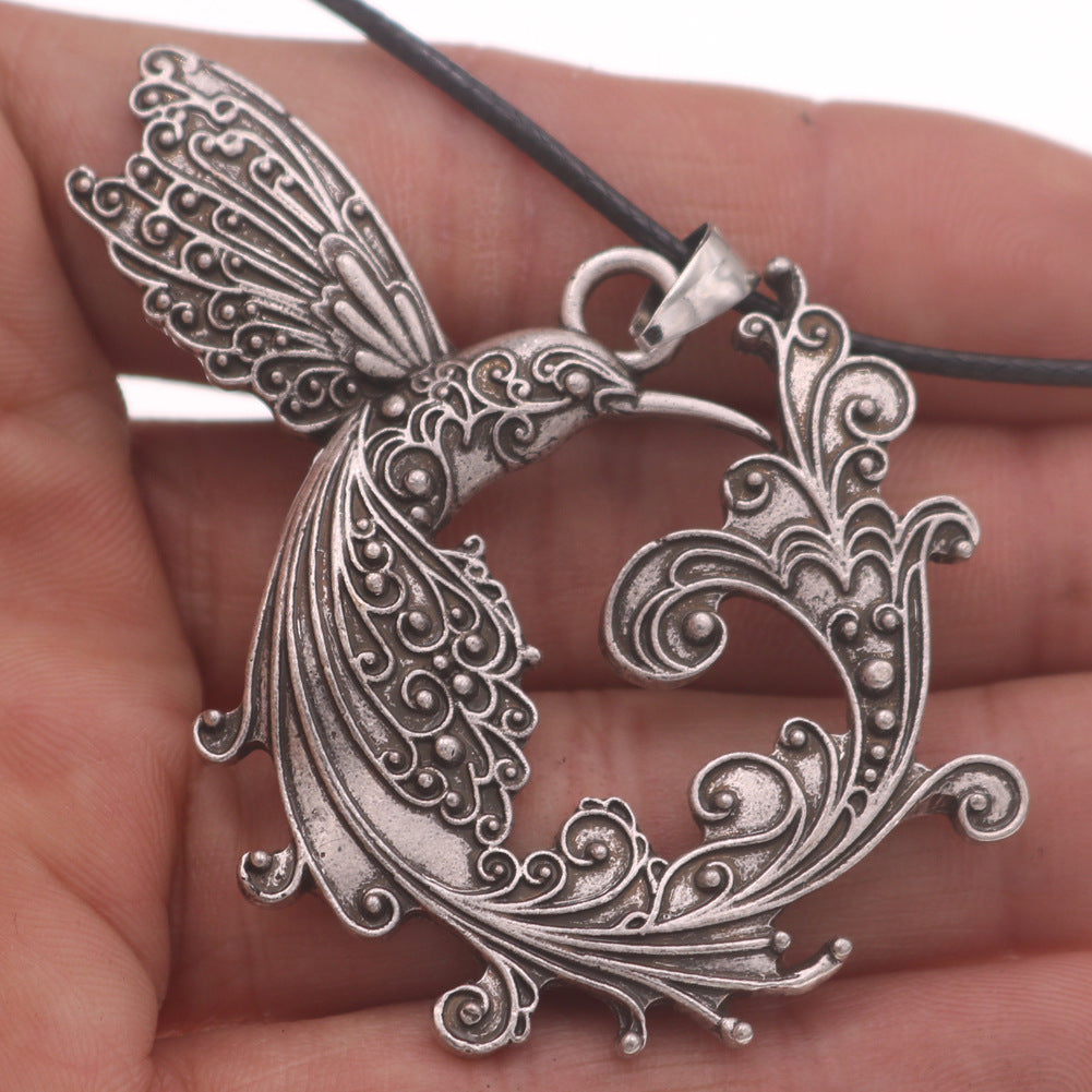 Mystical Viking Phoenix Firebird Pendant Necklace - Norse Legacy Collection