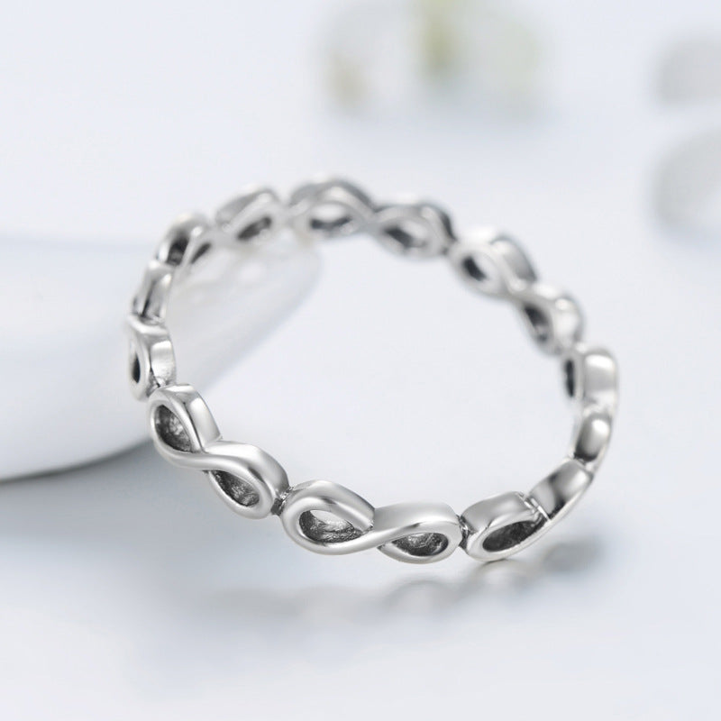 Infinite Love Symbol Sterling Silver Ring - Everyday Genie Collection