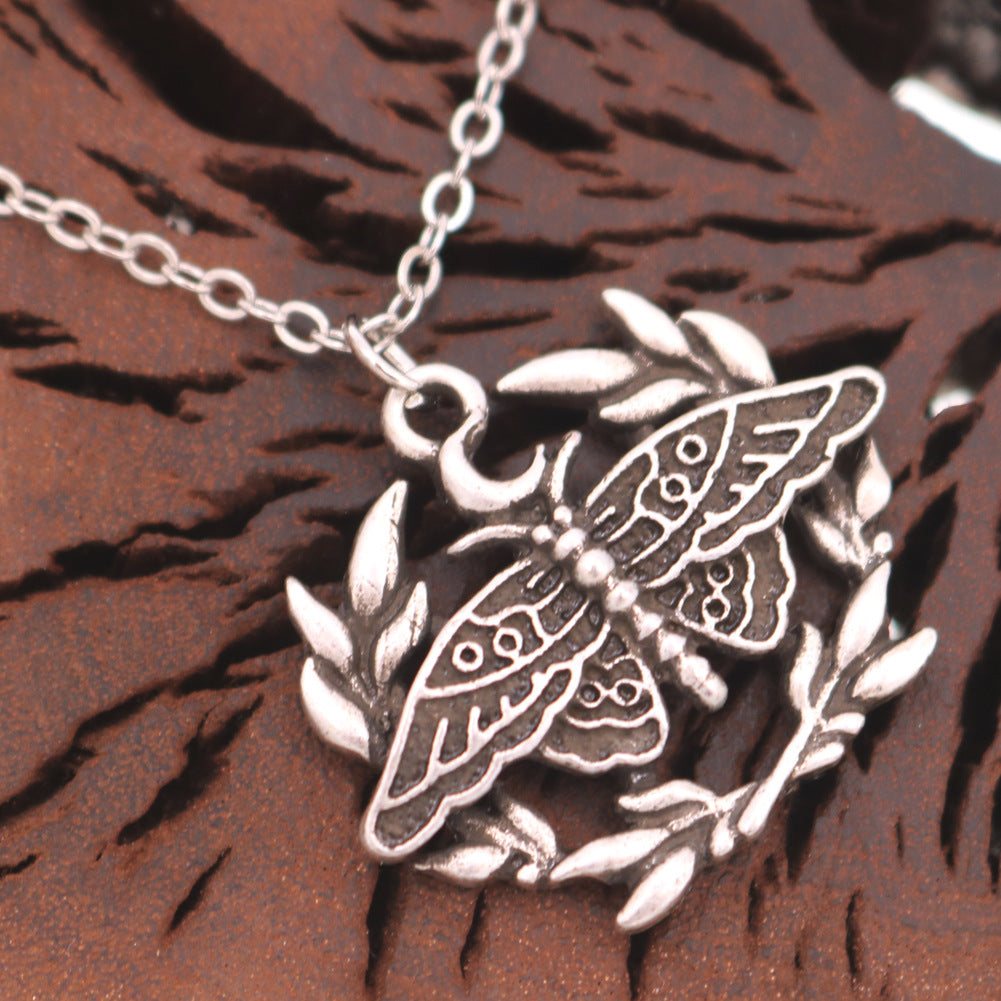 Mystical Death Valley Butterfly Talisman Necklace for Men from the Norse Legacy Collection