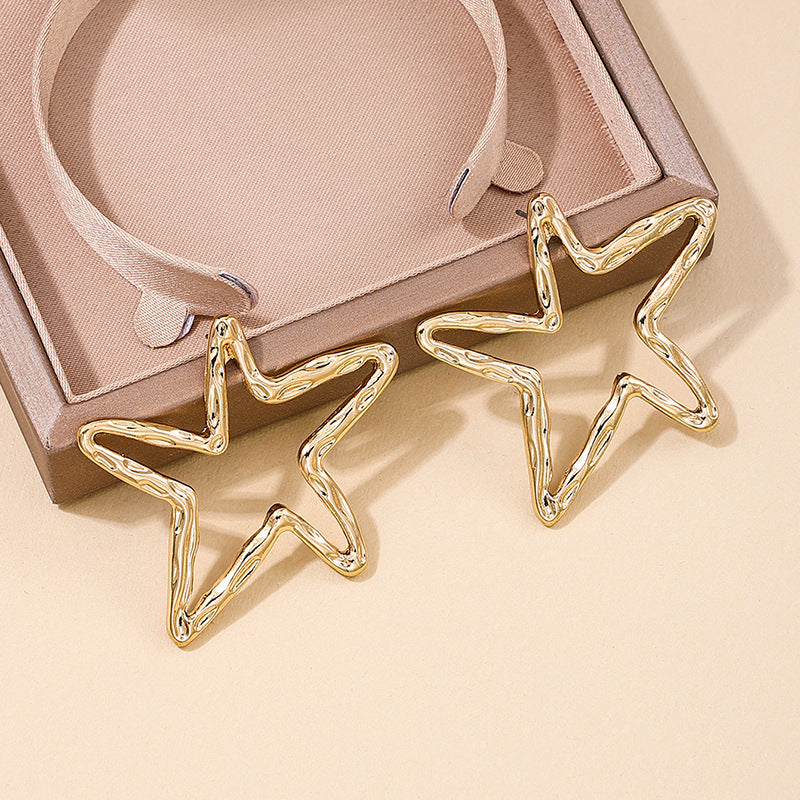 Hollow Star Earrings - Vienna Verve Collection