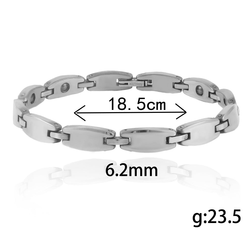 Stylish Punk-Inspired Titanium Steel Bracelet for Men and Women