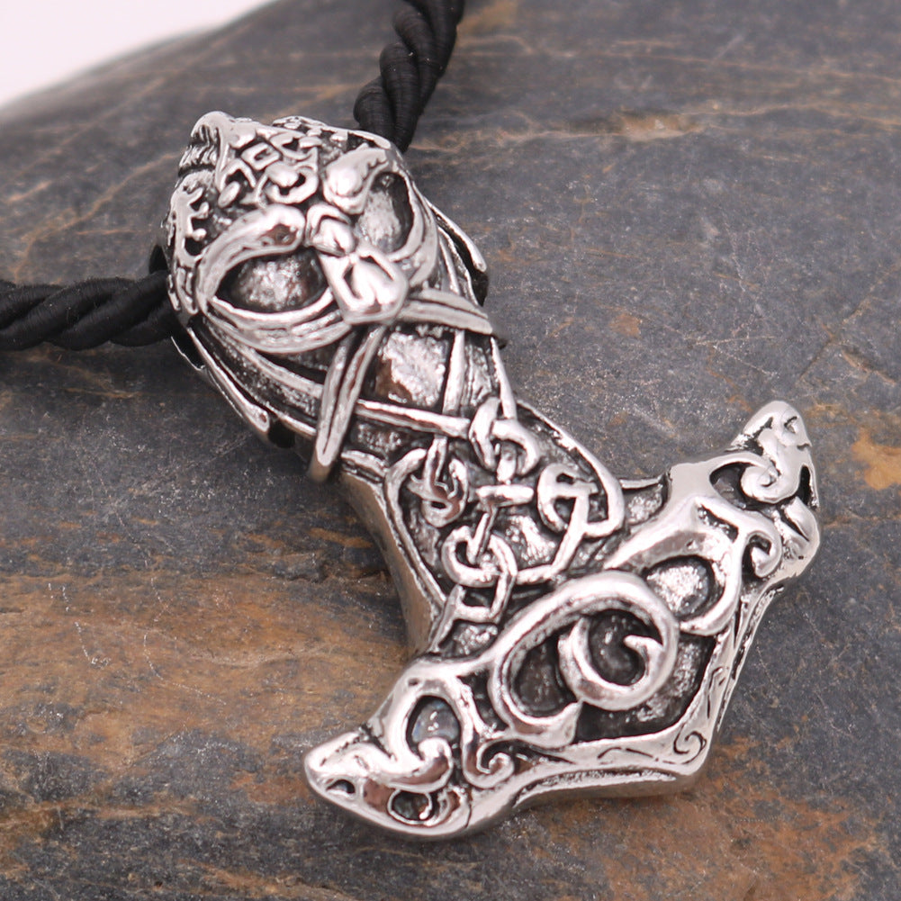 Viking Odin Metal Necklace - Nordic Heritage Collection