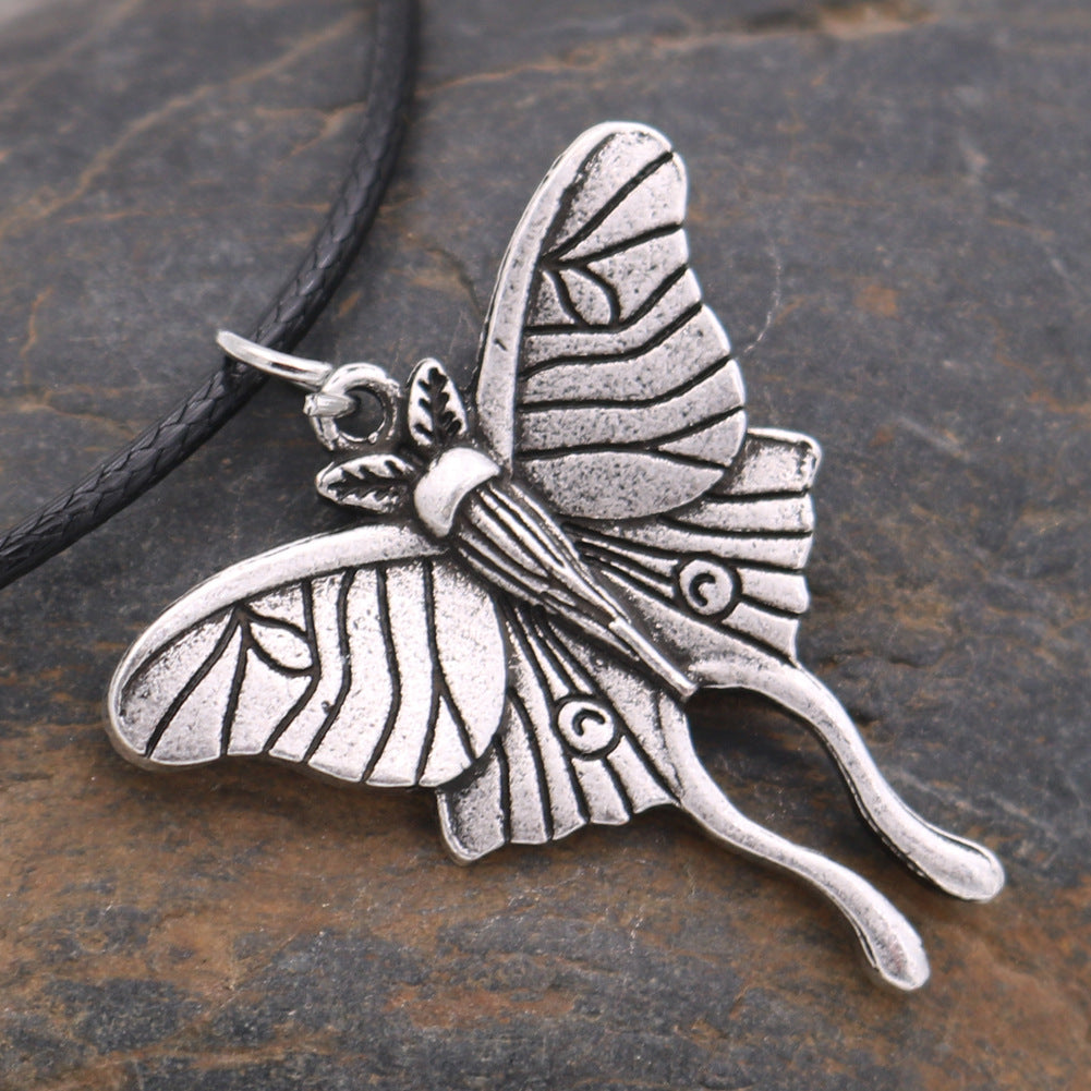 Mini Death Valley Moth Pendant Men's Necklace - Norse Legacy Collection