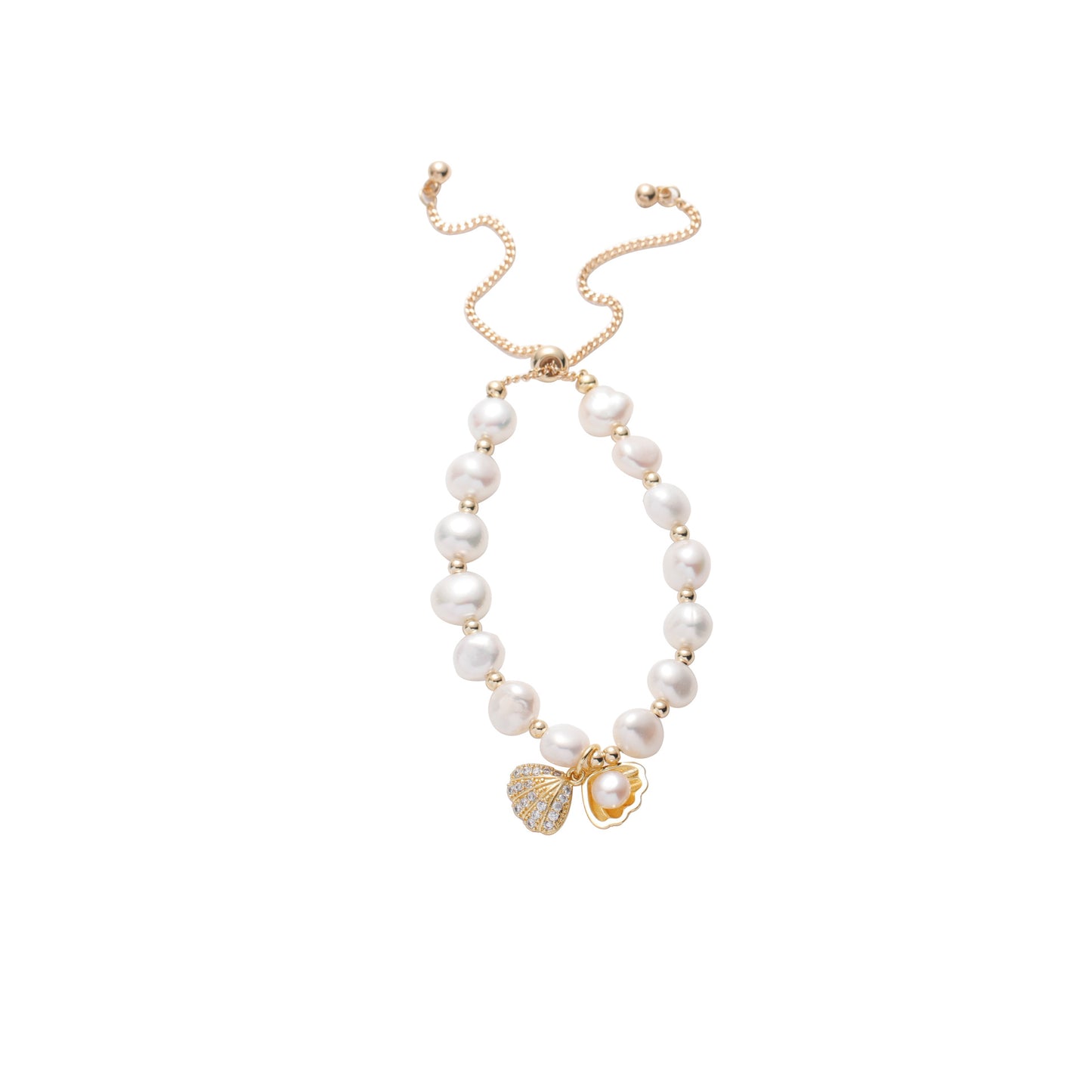 Elegant Fortune's Favor Freshwater Pearl Bracelet for Women