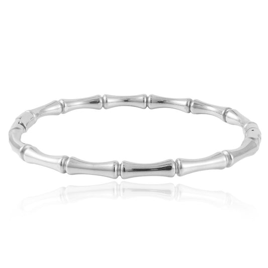 Stainless Steel Bamboo Bracelet - Chic Light Luxury Accessory for Women