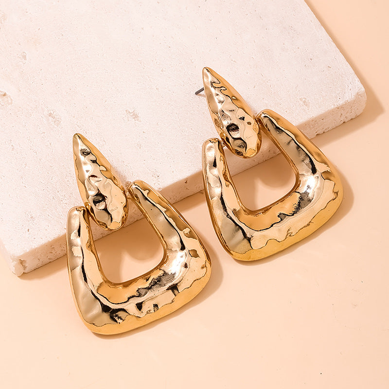 Irregular Triangle Geometric Earrings from Vienna Verve Collection