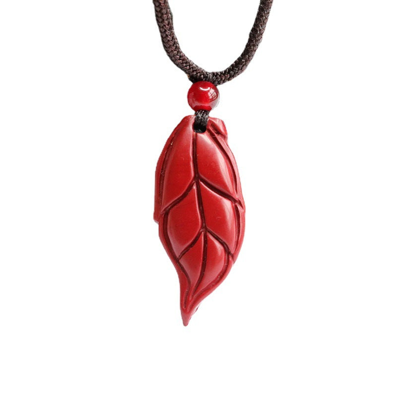 Scarlet Sand Pendant, Lavender Gold Sand Leaf Pendant, Vintage Jewelry