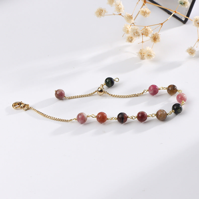 Lucky Crystal Tourmaline Bracelet for Girls - Planderful Collection