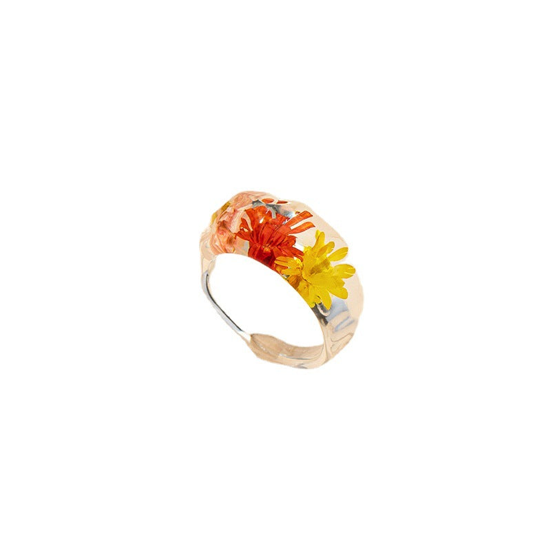 Enchanting Floral Ring - Handcrafted European and American Style Jewelry