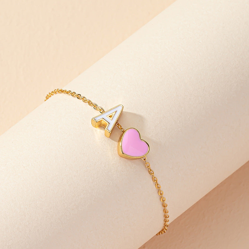 Trendy Pink Love Bracelet from Vienna Verve Collection