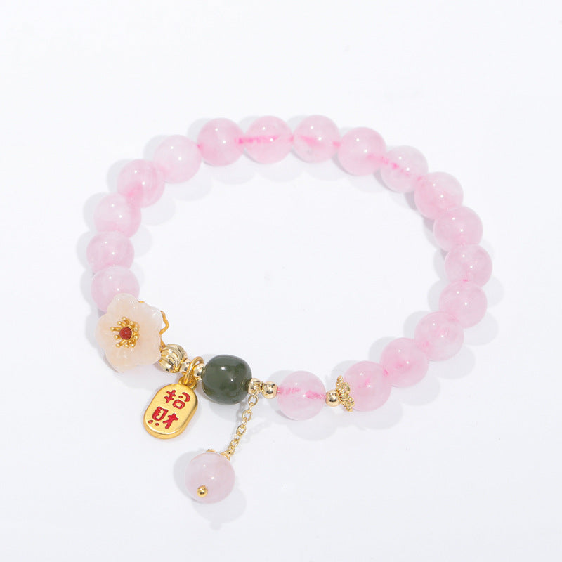 Peach Blossom National Style Bracelet from Fortune's Favor Collection