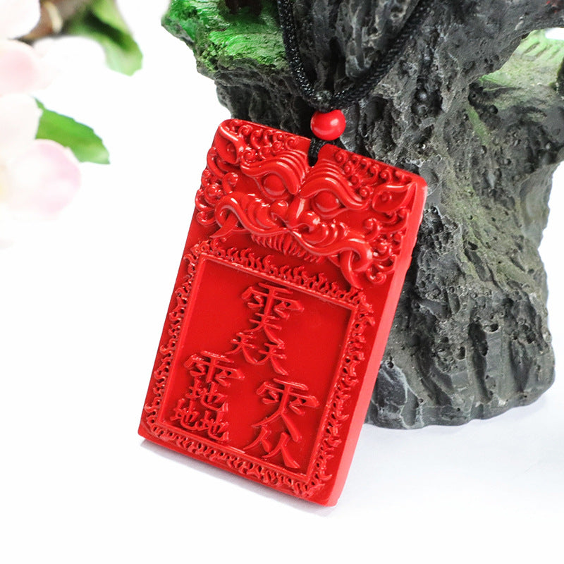 Vermilion Sand Pendant: Symbol of Mystical Energy and Ancient Tales