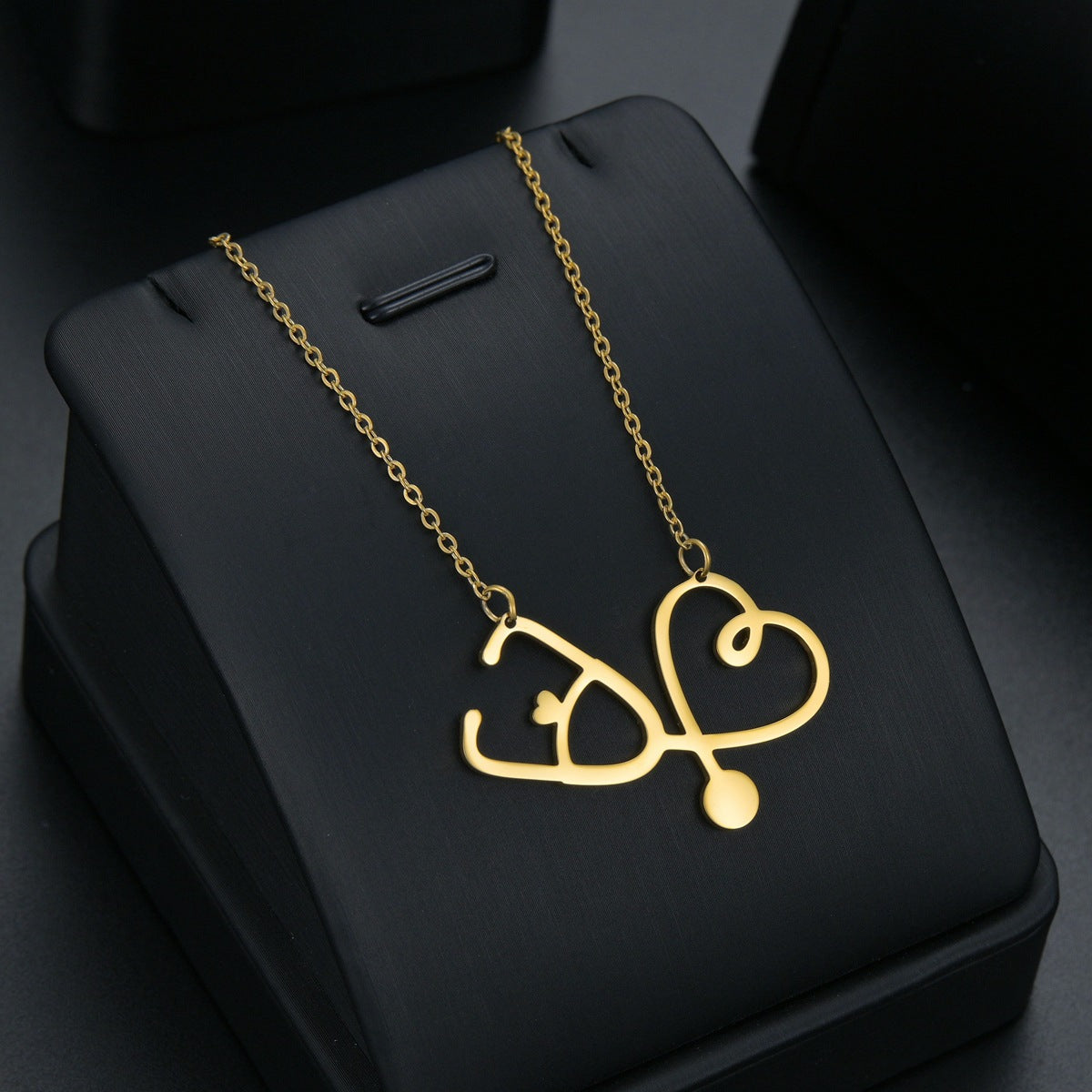 Fashionable Titanium Love Pendant Necklace for Women - Planderful Everyday Genie Collection