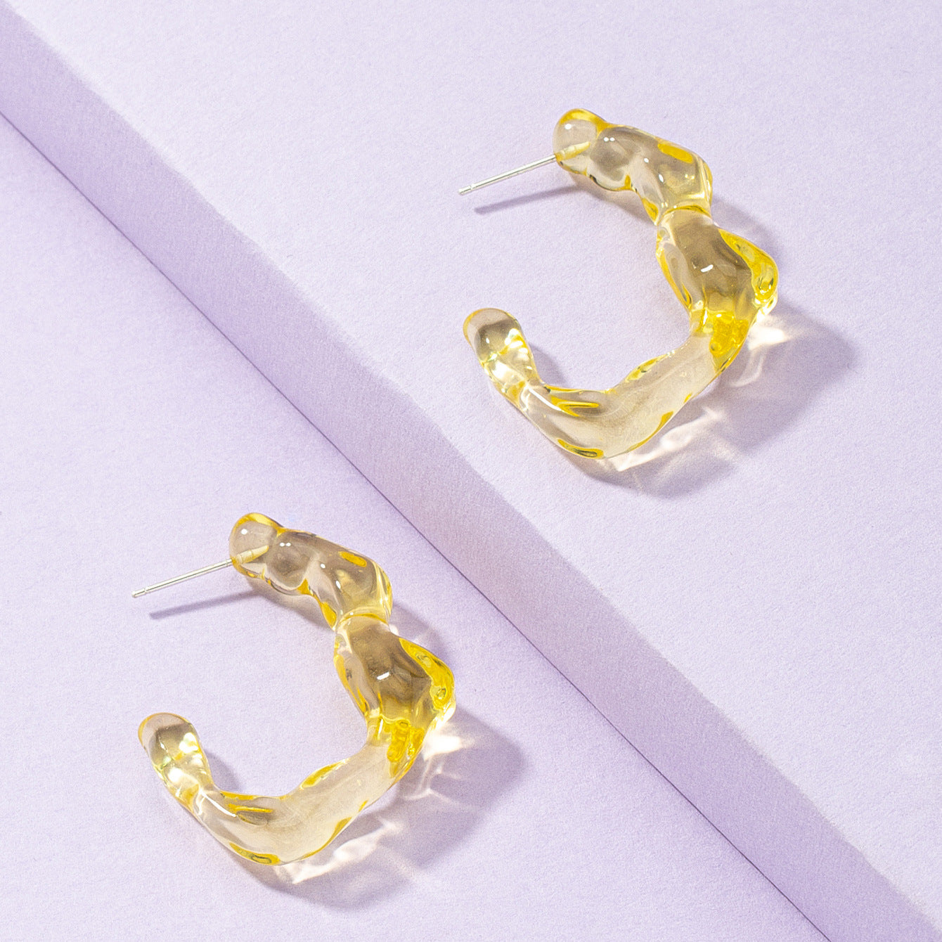 Translucent Resin Earrings Set in Vienna Verve Style